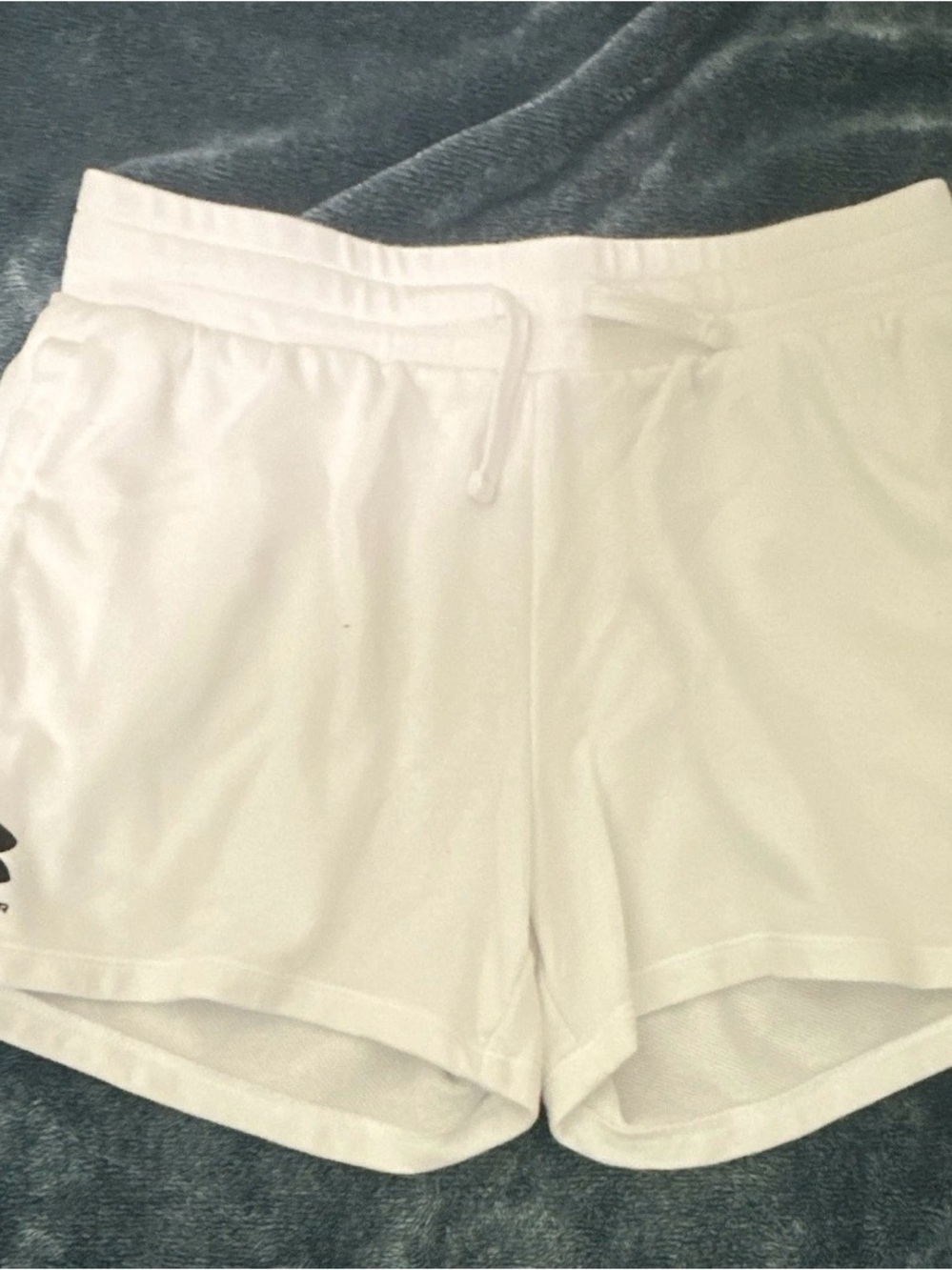 Under Armour White Women's Athletic Shorts with Drawcord